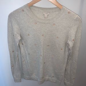 J. Crew Polka Dot Sweater